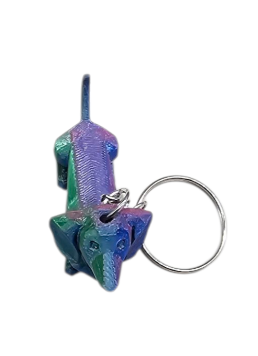 Teckel Sleutelhanger – kleurrijk & uniek - diverse kleuren