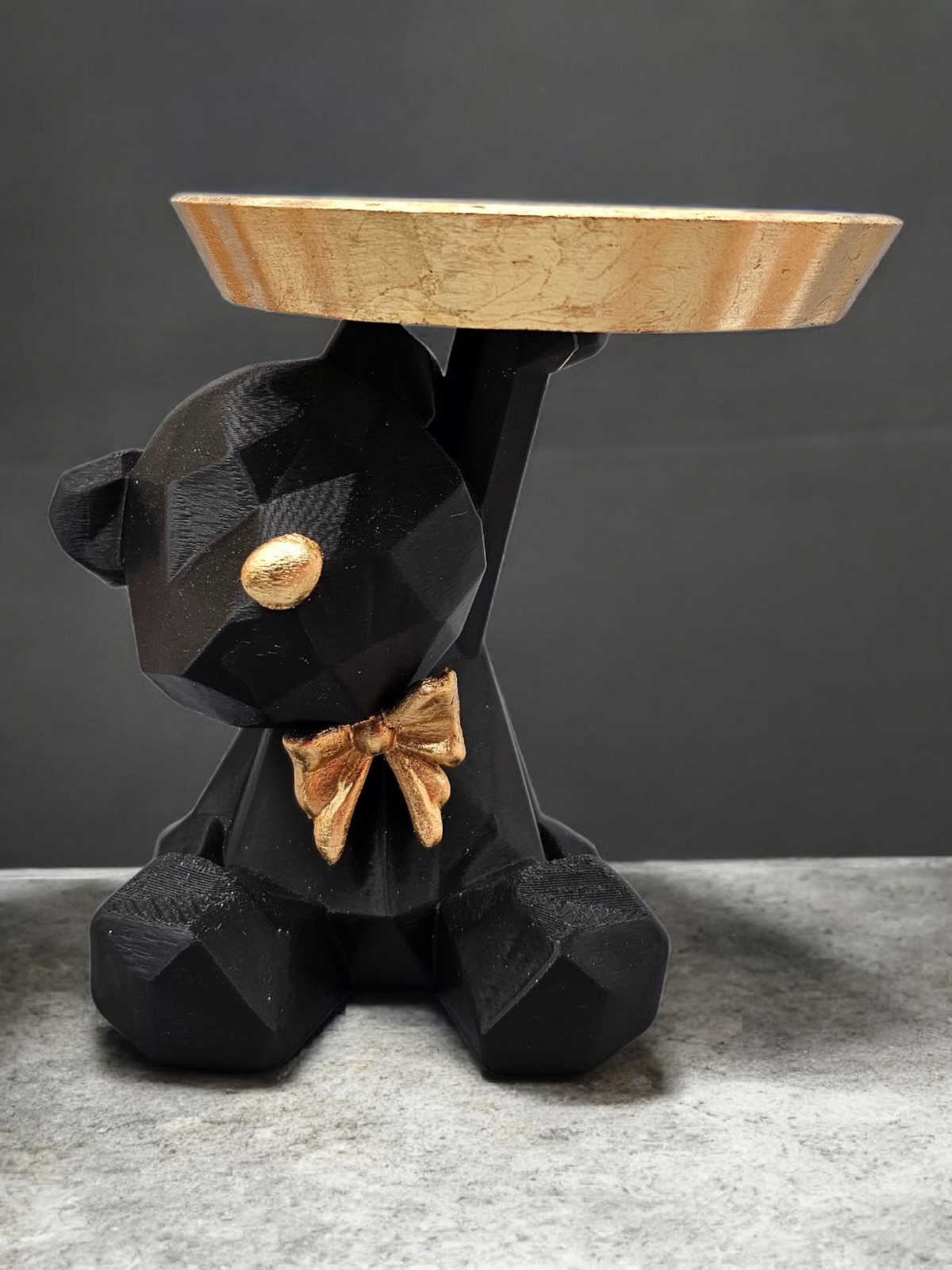 Luxury Layerzz – Teddy Tray | Black champagne Gold
