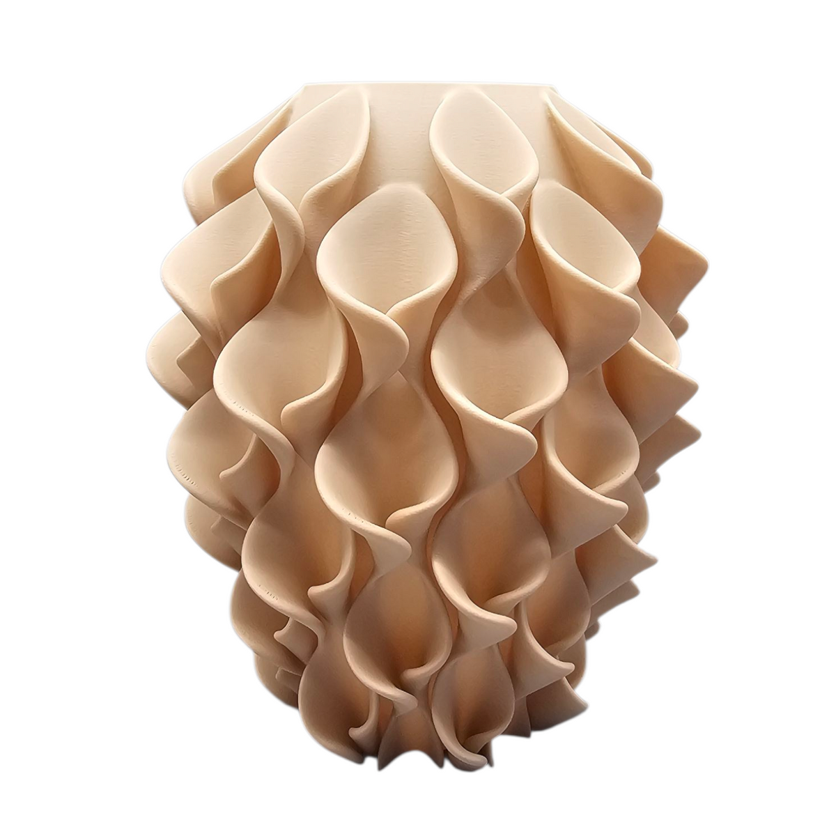 Florea 3D geprinte Design vaas in 3 maten - diverse kleuren