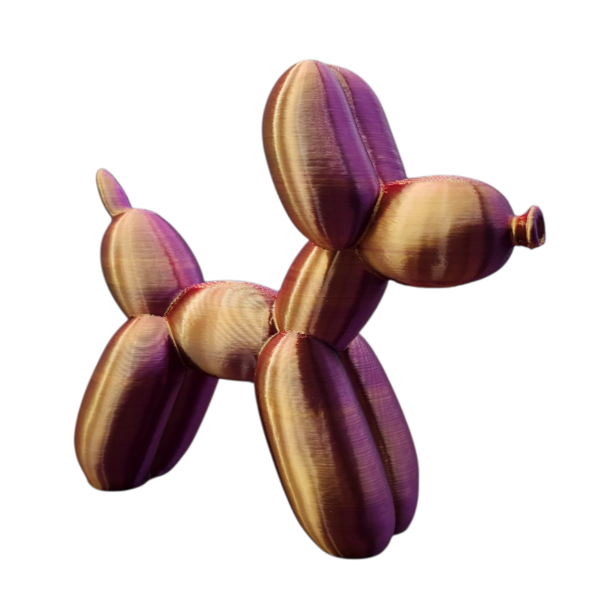 Ballonhond Beeldje -3D Geprinte Ballonhond in Meerkleurig Filament