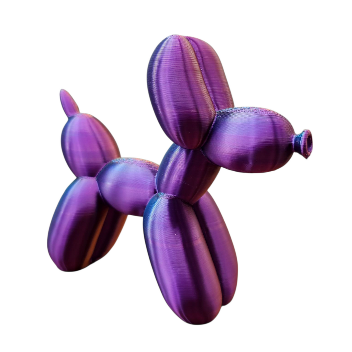 Ballonhond Beeldje -3D Geprinte Ballonhond in Meerkleurig Filament