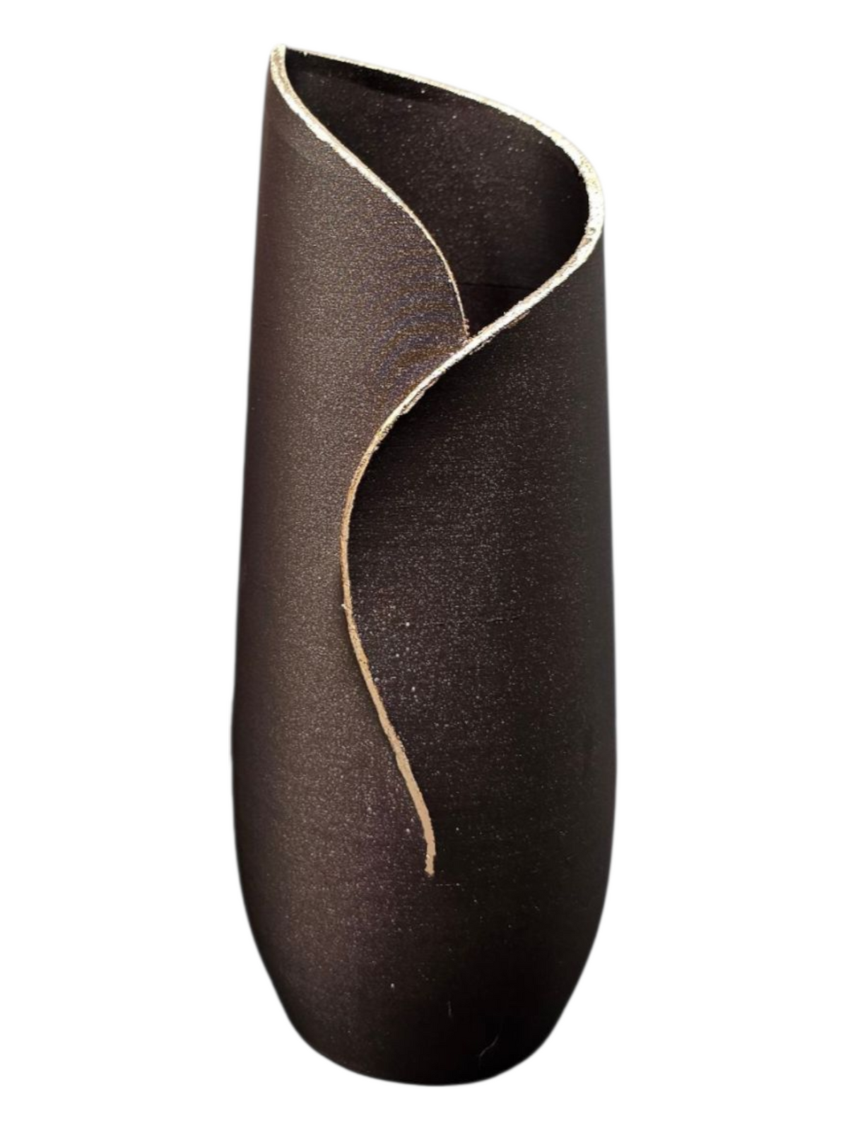 Luxury Layerzz Flow Line Vase | Design Vaas met Gouden Rand - 2 maten diverse kleuren