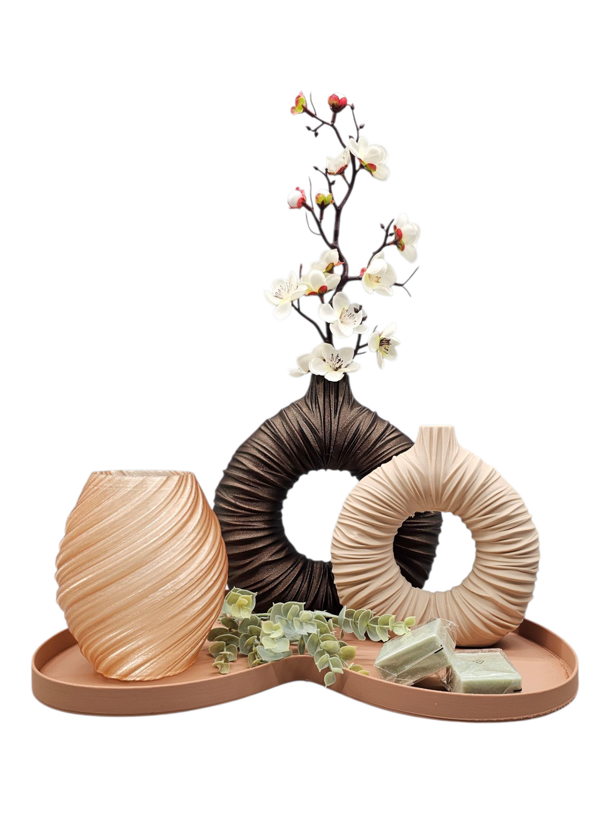 Complete Tafel Decoratie Set – Natural Harmony - 3D geprint en Uniek
