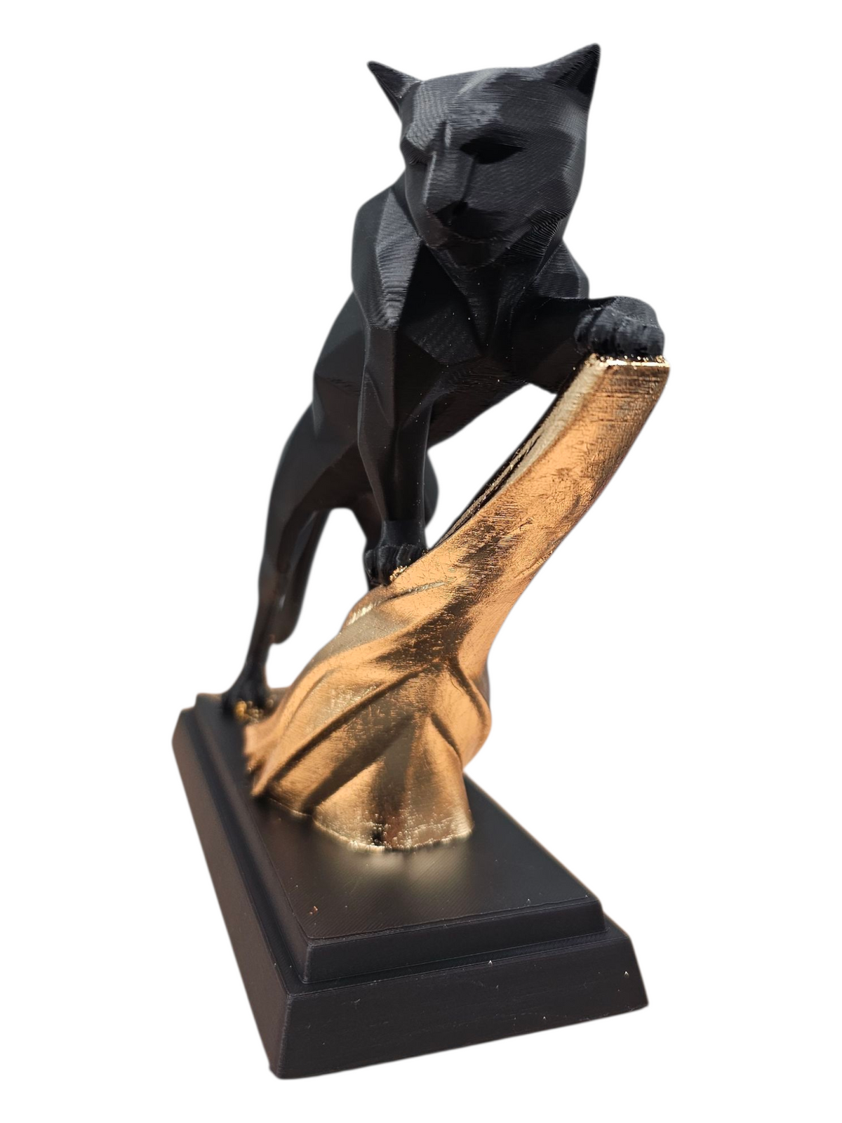 Luxury Layerzz – Panther - 3D geprint - Goud - handegmaakt