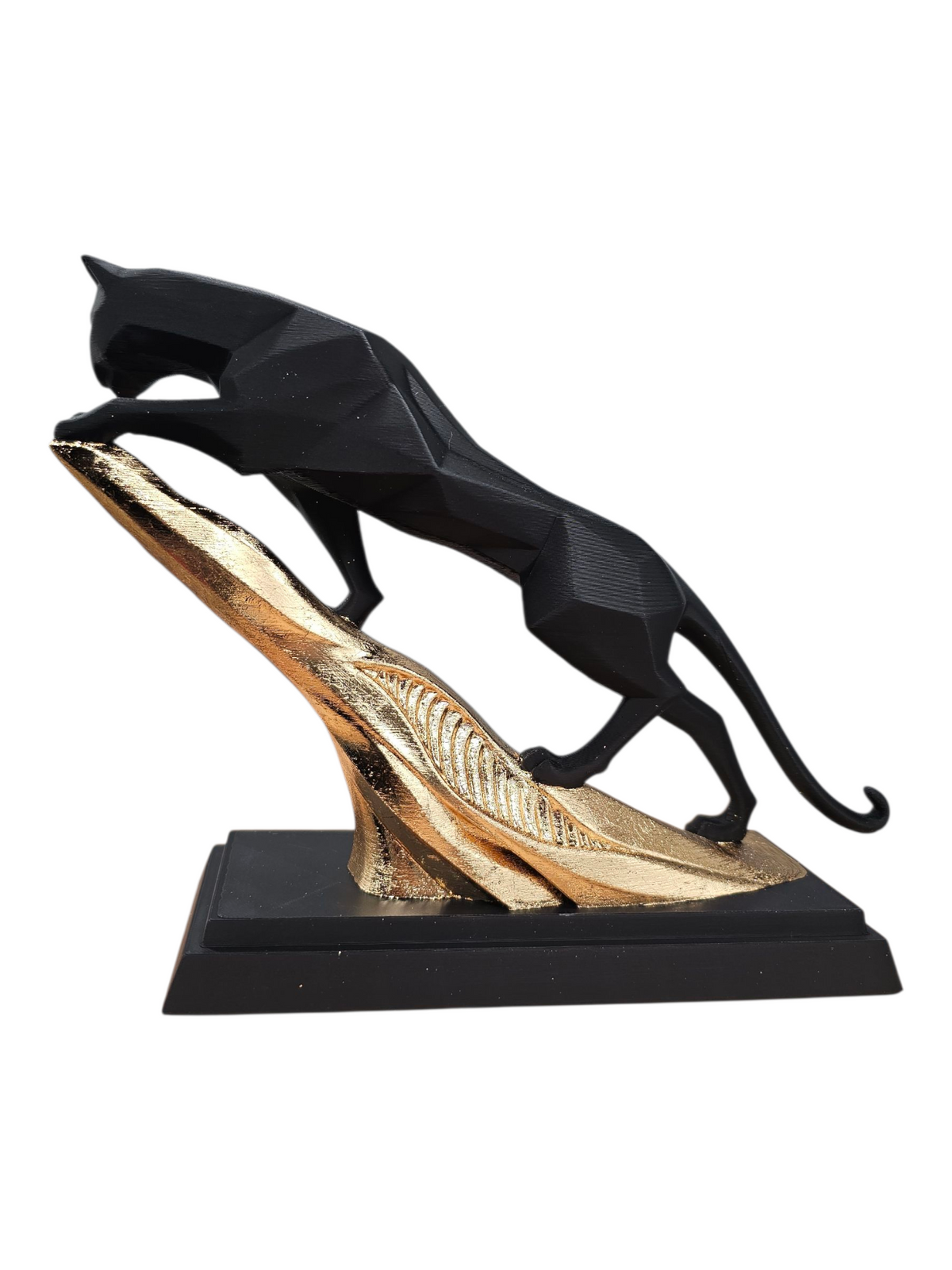 Luxury Layerzz – Panther - 3D geprint - Goud - handegmaakt