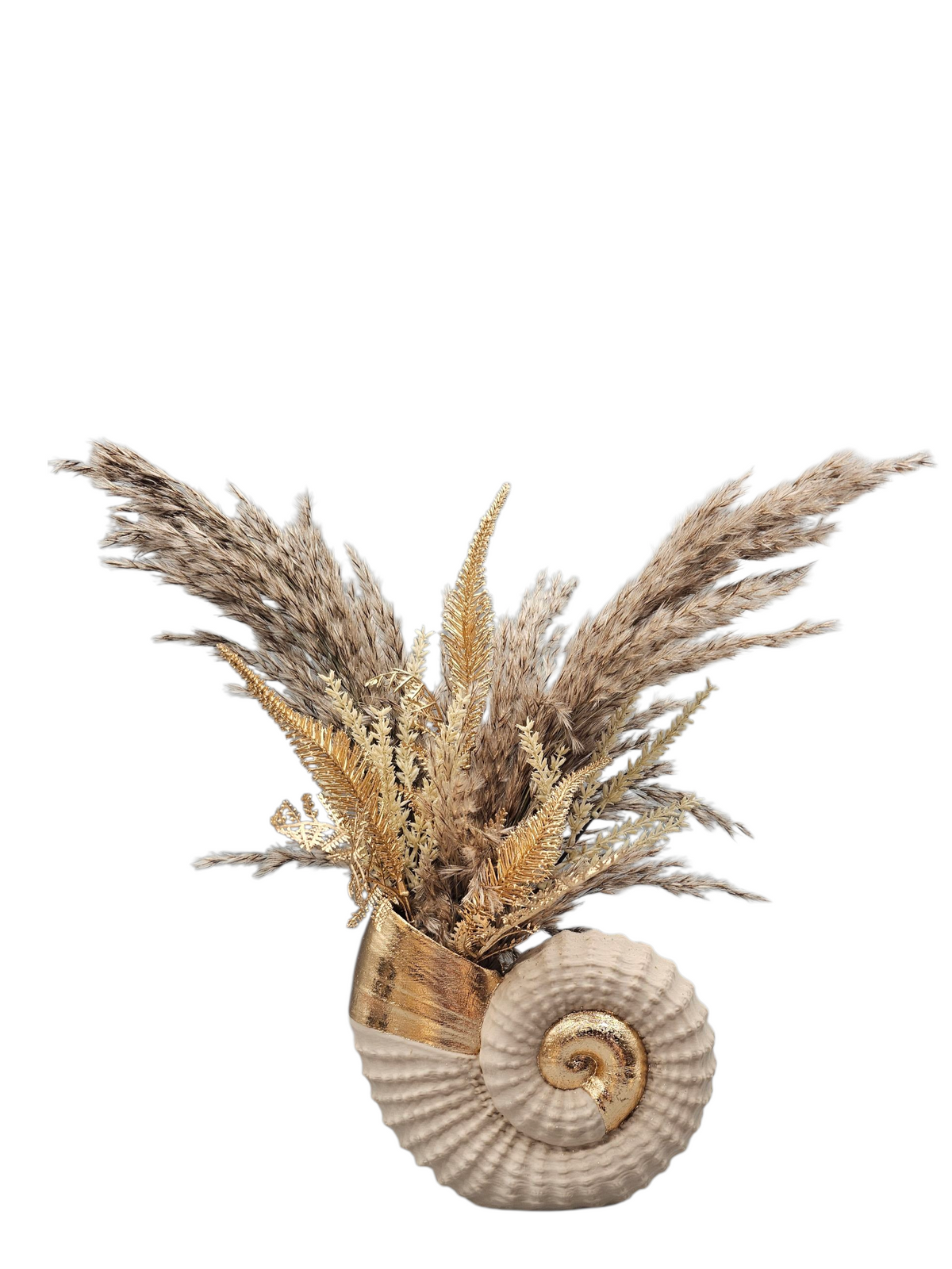 Ocean Luxe - Luxe Woondecoratie Set met Dienblad Beige en Goud - 3D geprint