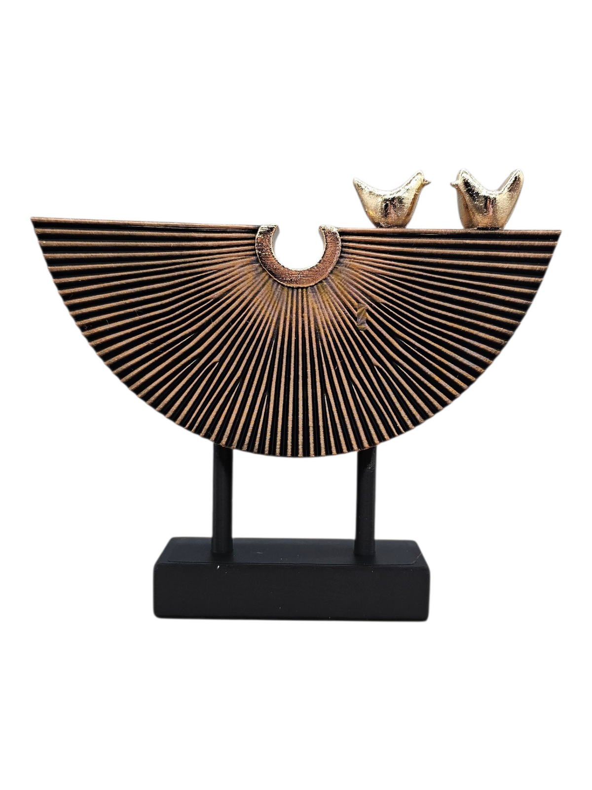 Luxury Layerzz Sunrise Birds - Decoratief beeld Goud & Brons - 3D geprint - luxe interieurdecoratie