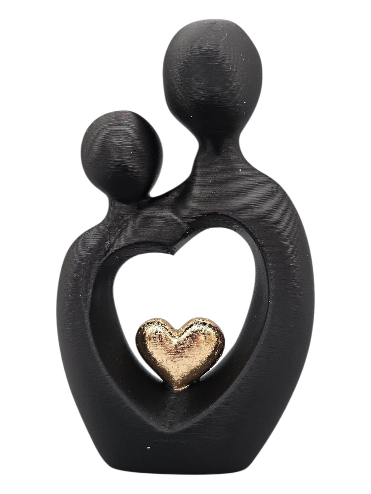 Family Heart | Abstract Familiebeeld - 3D geprint in 2 maten - 3 kleuren
