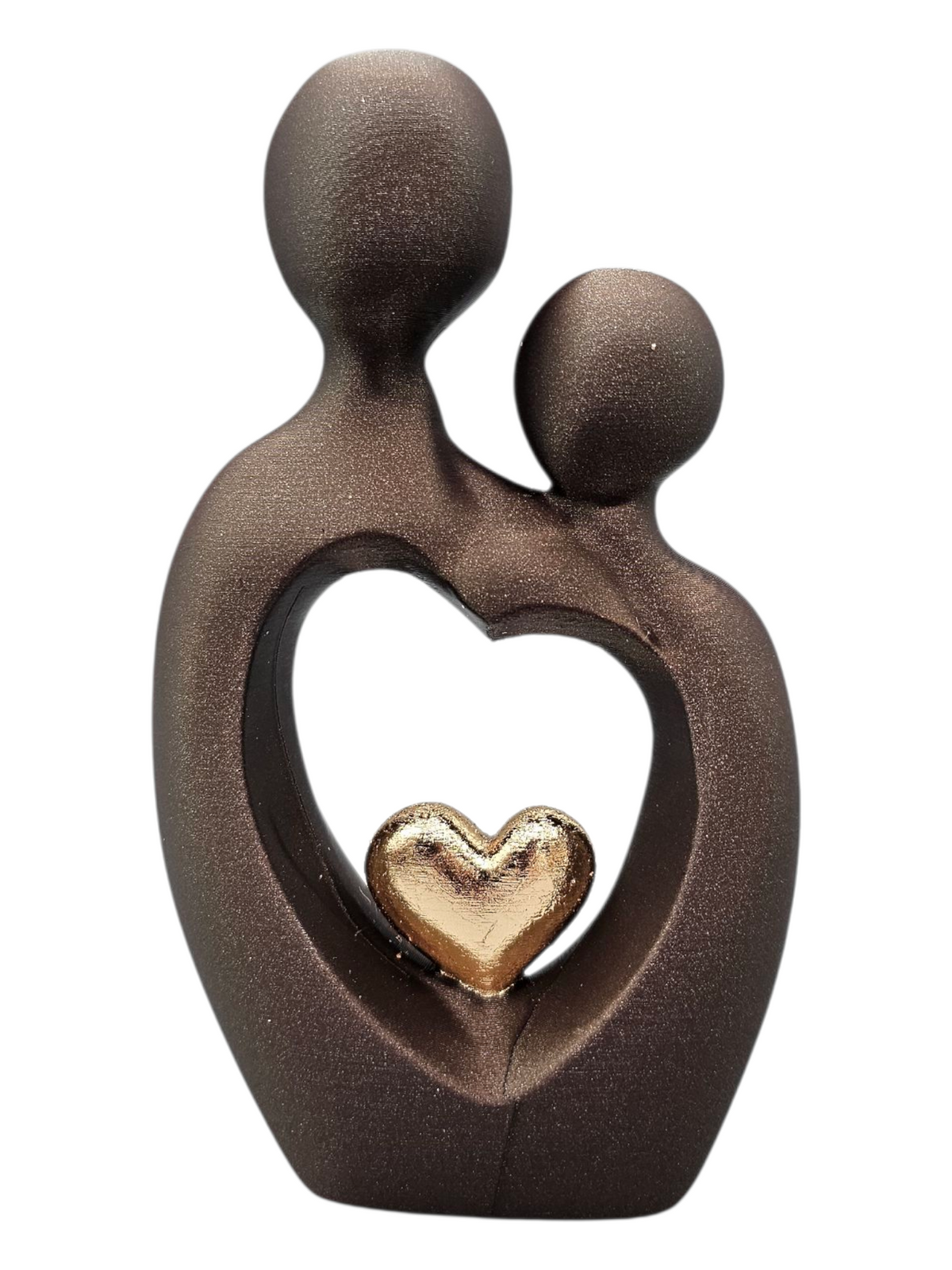 Family Heart | Abstract Familiebeeld - 3D geprint in 2 maten - 3 kleuren