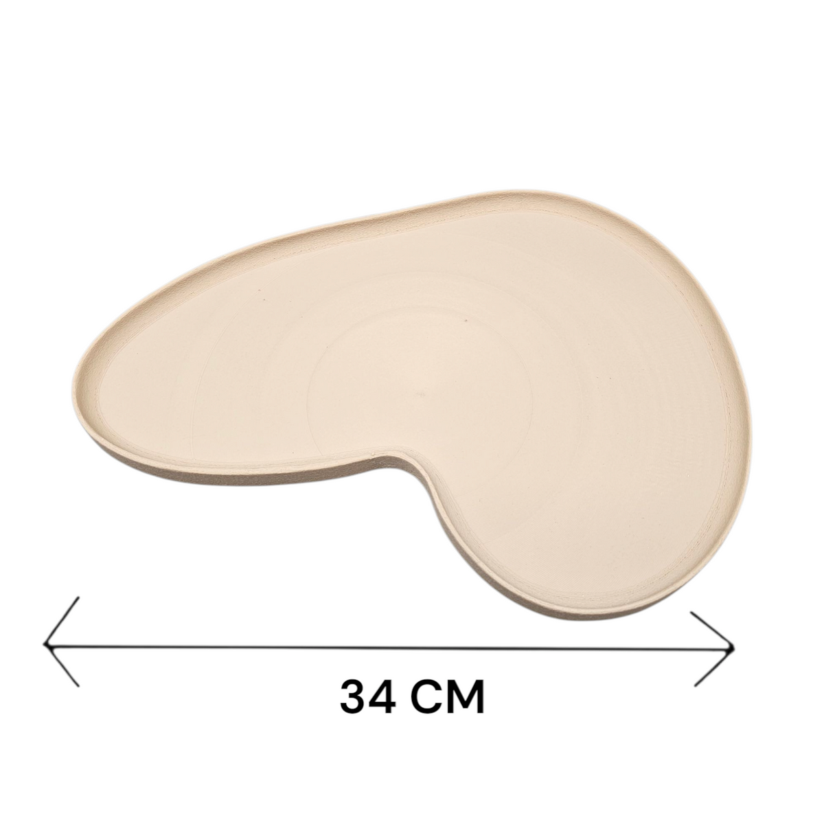 Luxe Decoratieset Beige & Bruin – Organisch Dienblad met Vaas, Uil & LED Waxines