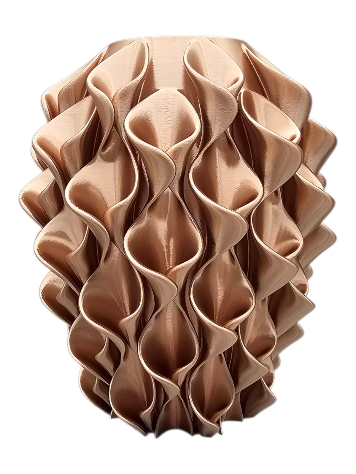 Florea 3D geprinte Design vaas in 3 maten - diverse kleuren