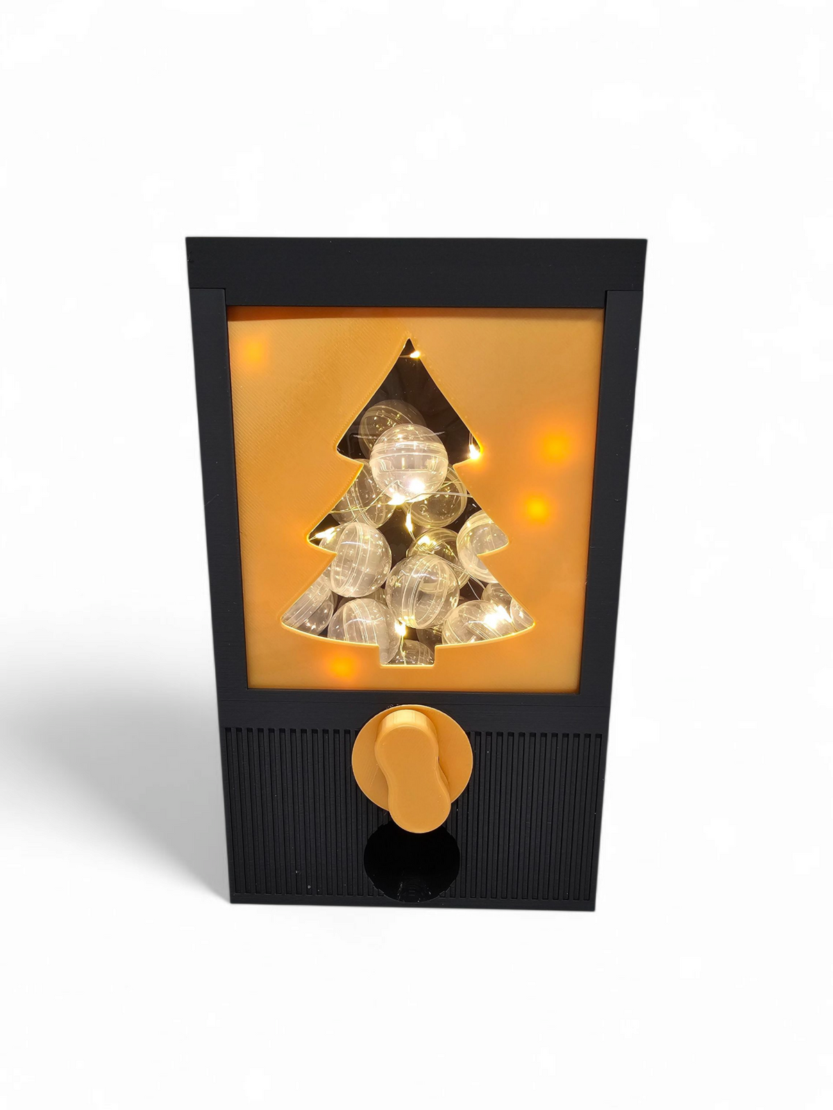 Kerst Capsule Automaat met Verlichting – met 24 balletjes