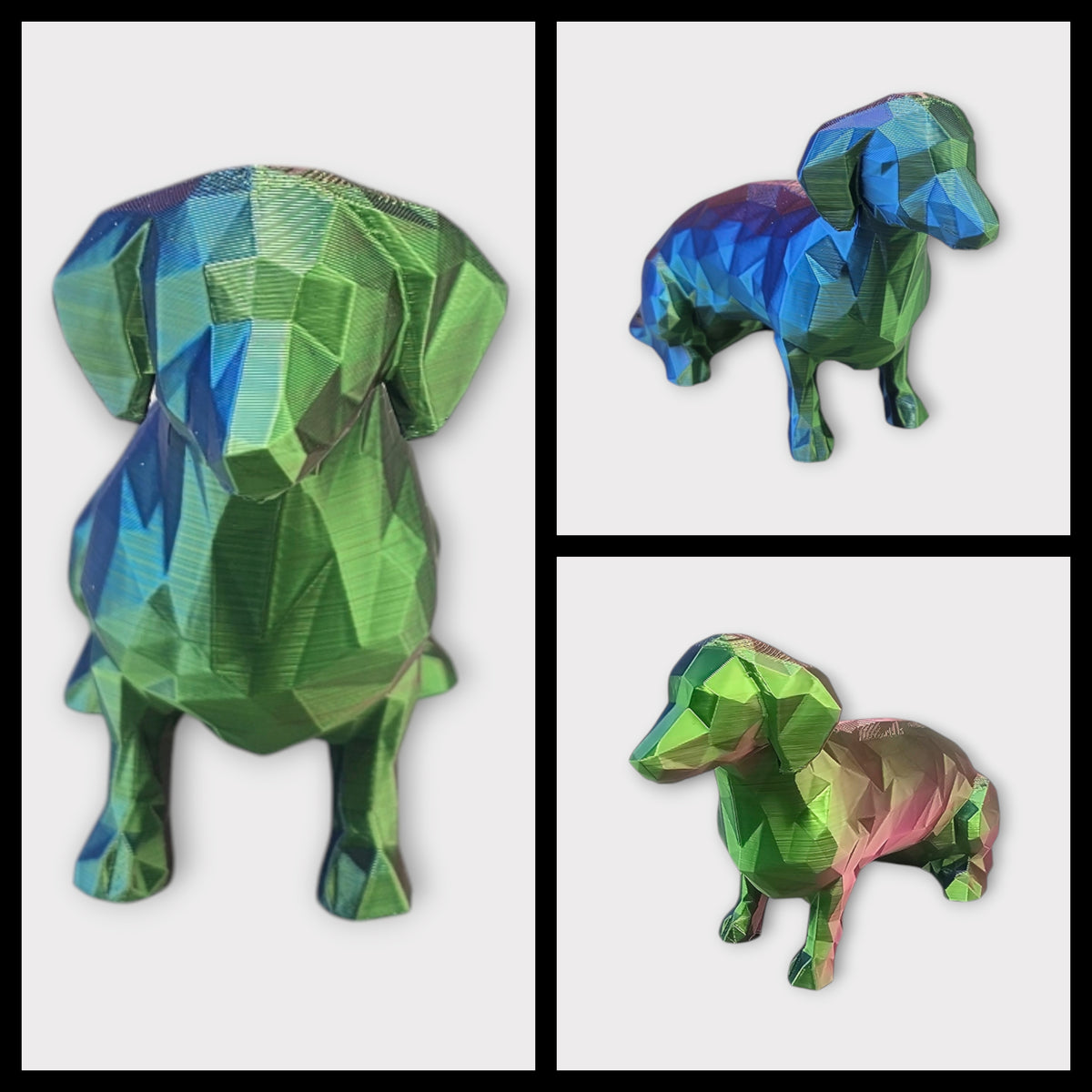 Tekkel – 3D-geprint Hondje met Kleurverloop