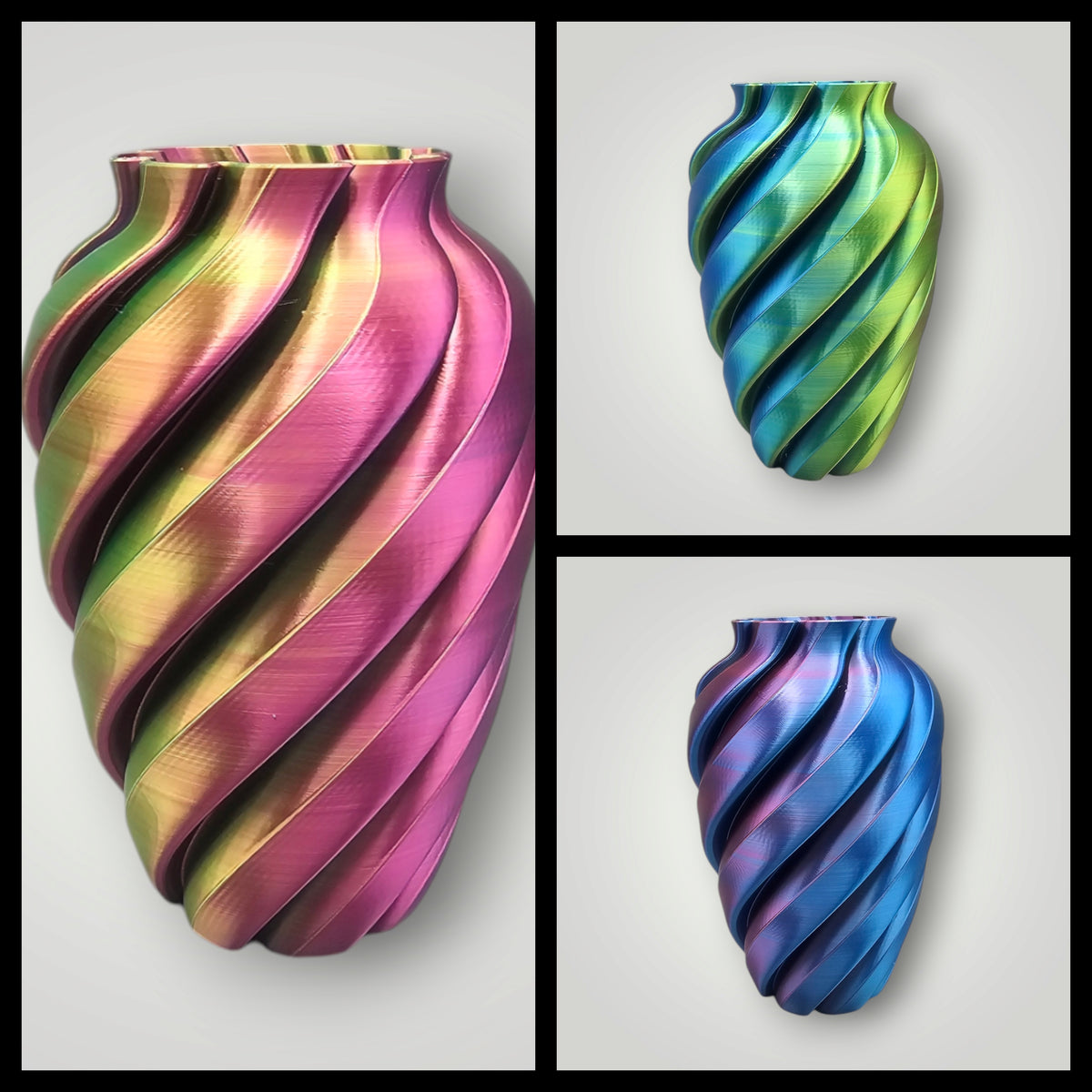Zirkoon - 3D Geprinte Design Vaas Voor Droogbloemen