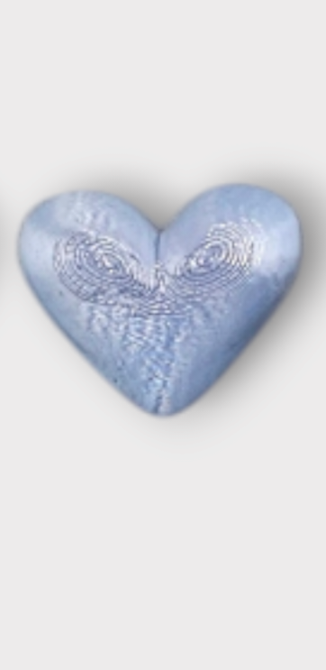 Liefdesbeeldje met Verwisselbaar Hart 3D Geprinte Decoratie met Hartje 3 kleuren