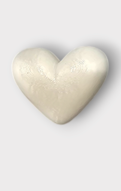 Liefdesbeeldje met Verwisselbaar Hart 3D Geprinte Decoratie met Hartje 3 kleuren
