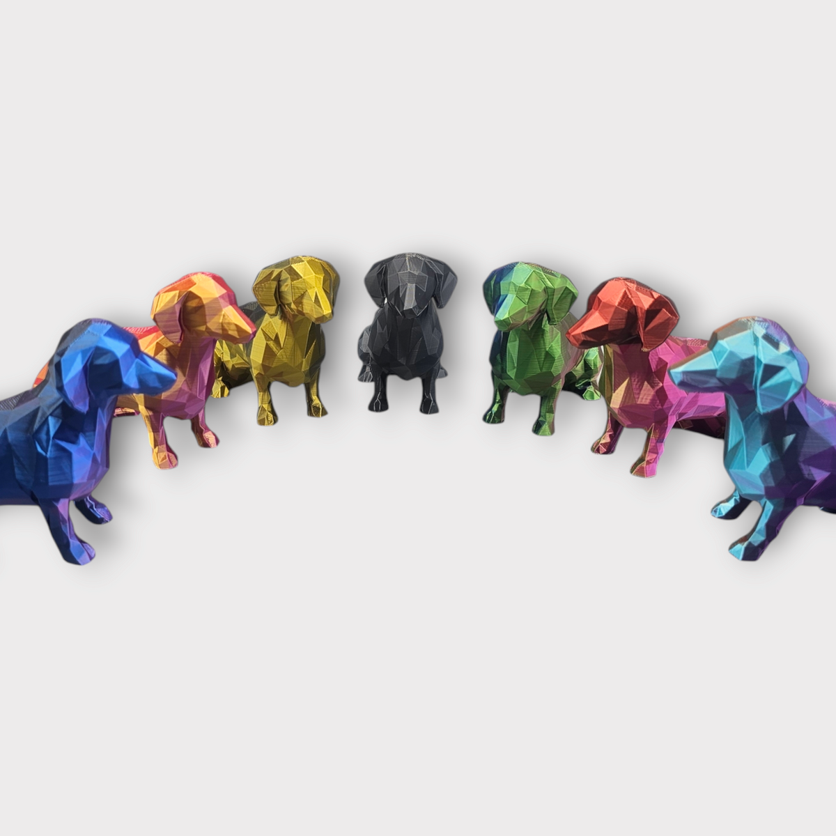 Tekkel – 3D-geprint Hondje met Kleurverloop