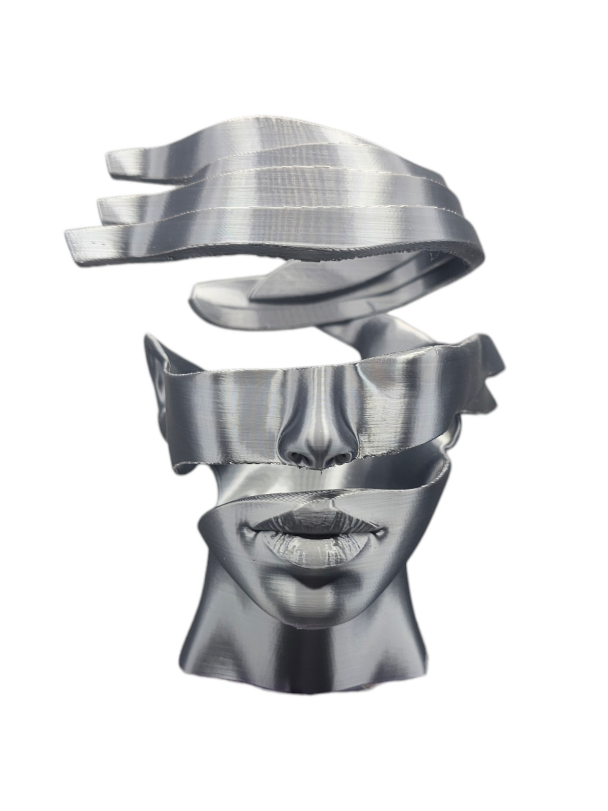 Layerzz unpeeled - 3D geprint kunstbeeld 2 maten diverse kleuren