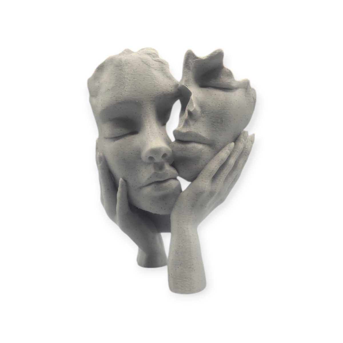 Embrace of souls- 3-D geprint beeld in stonelook 15 cm