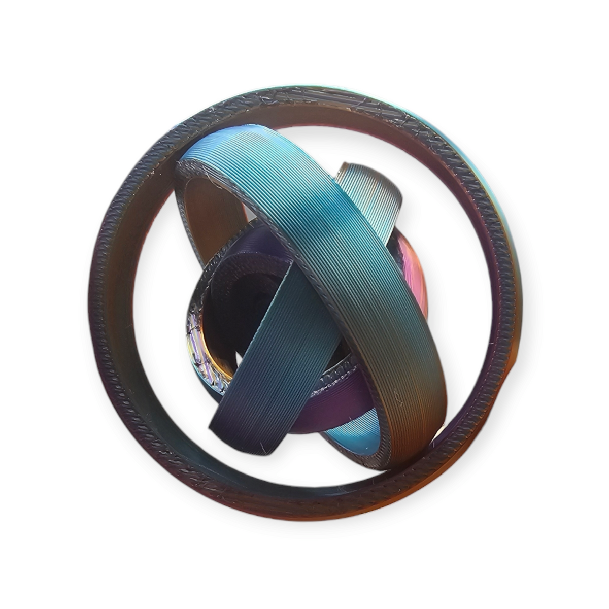 Fidget Gyro Ring Mini - 3D geprint - fidget toy - ontspanning