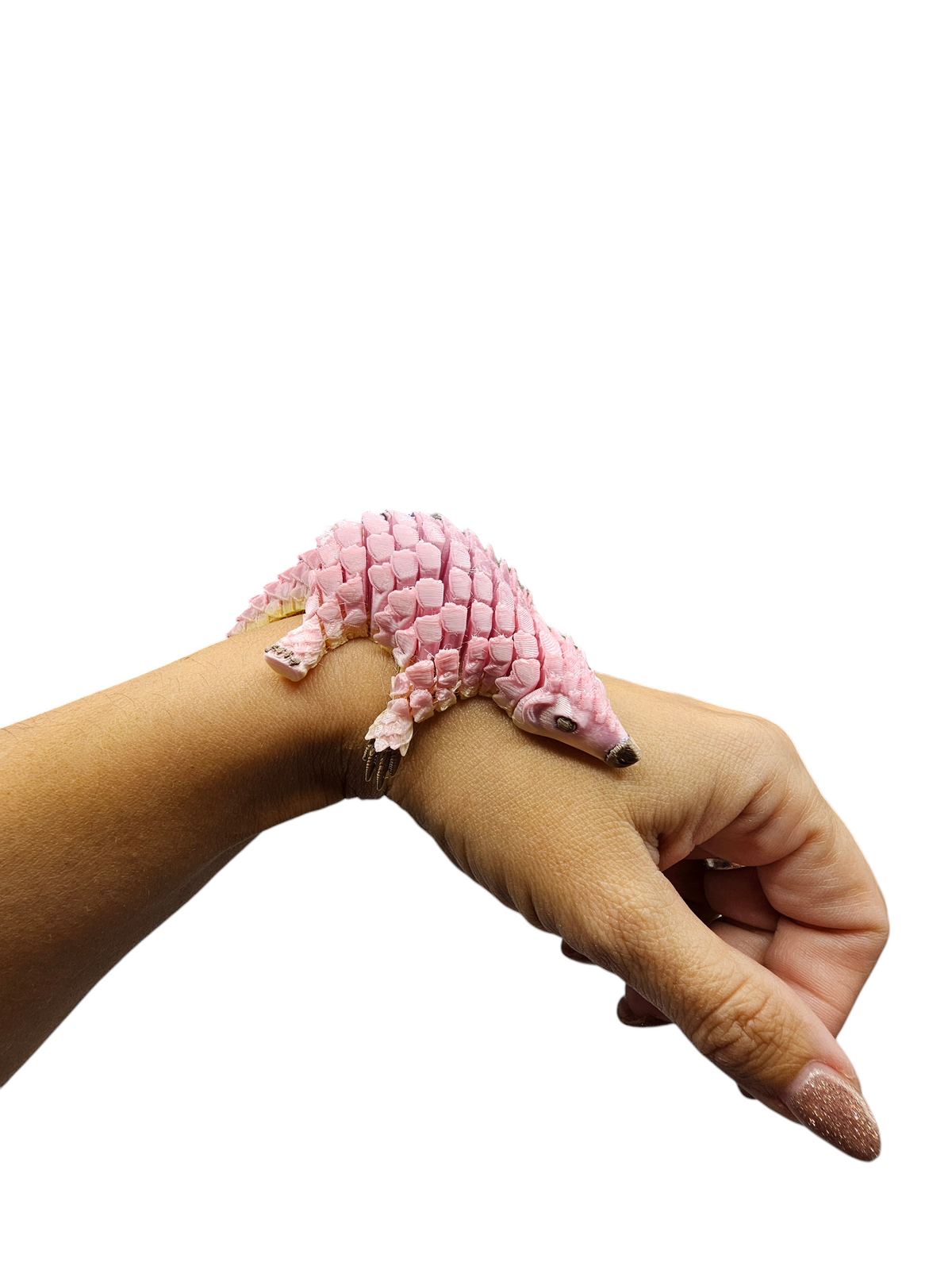 Fidget Armadillo - 3D geprint voor ontspanning groot en klein formaat