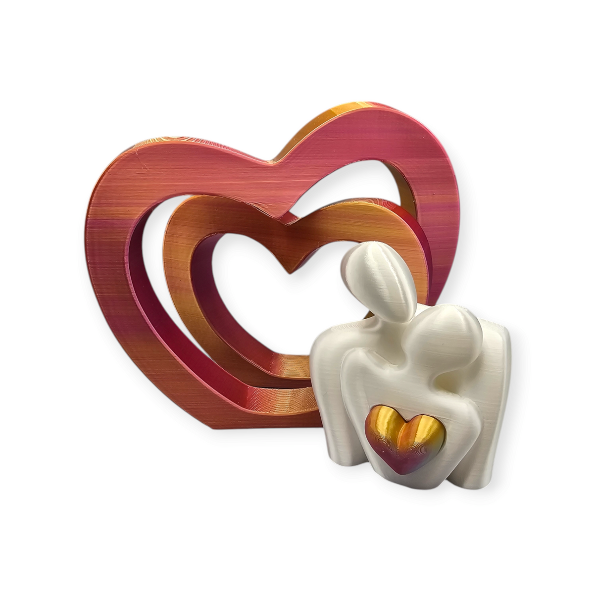 Infinity love - decoratief hart - als set of los