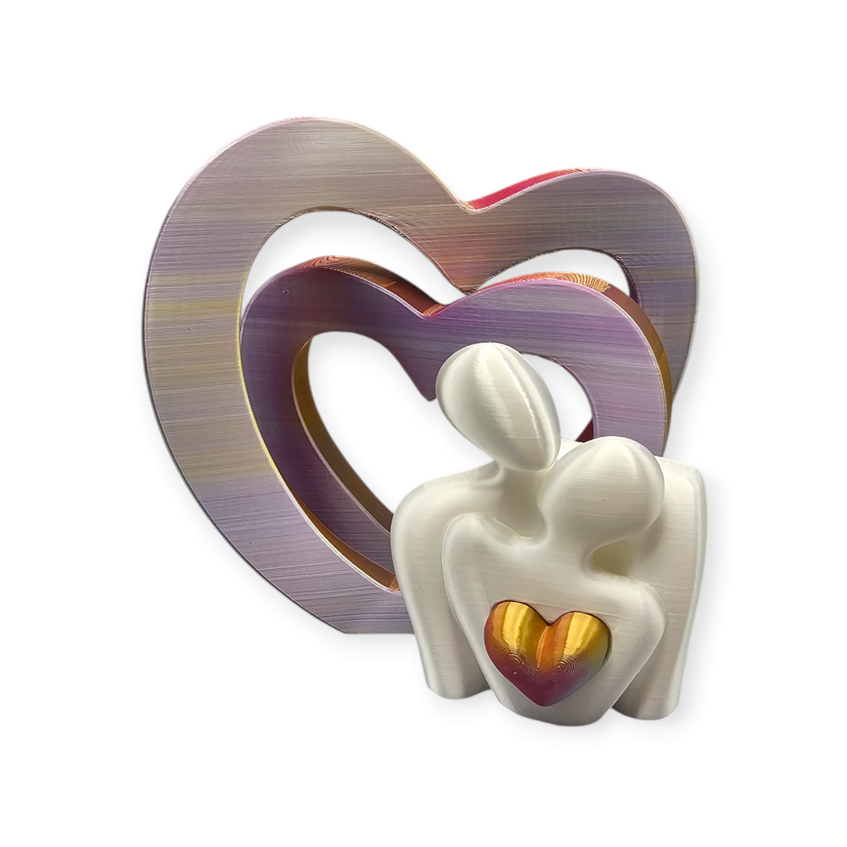 Infinity love - decoratief hart - als set of los