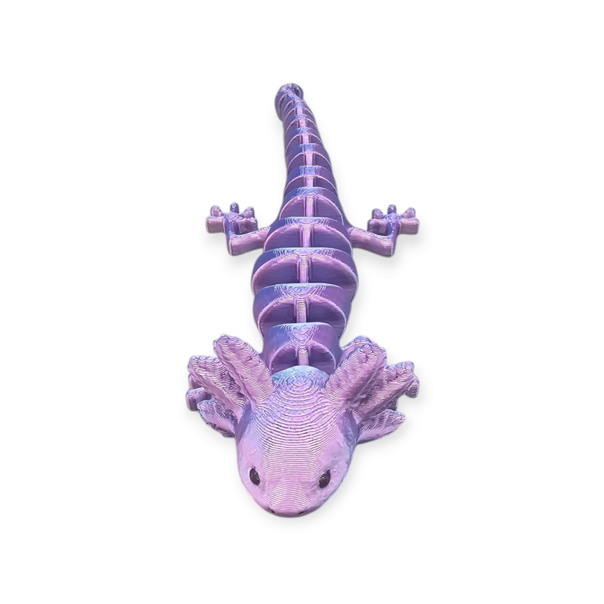 flexi axolotl fidget toy 3D geprint - ontspanning