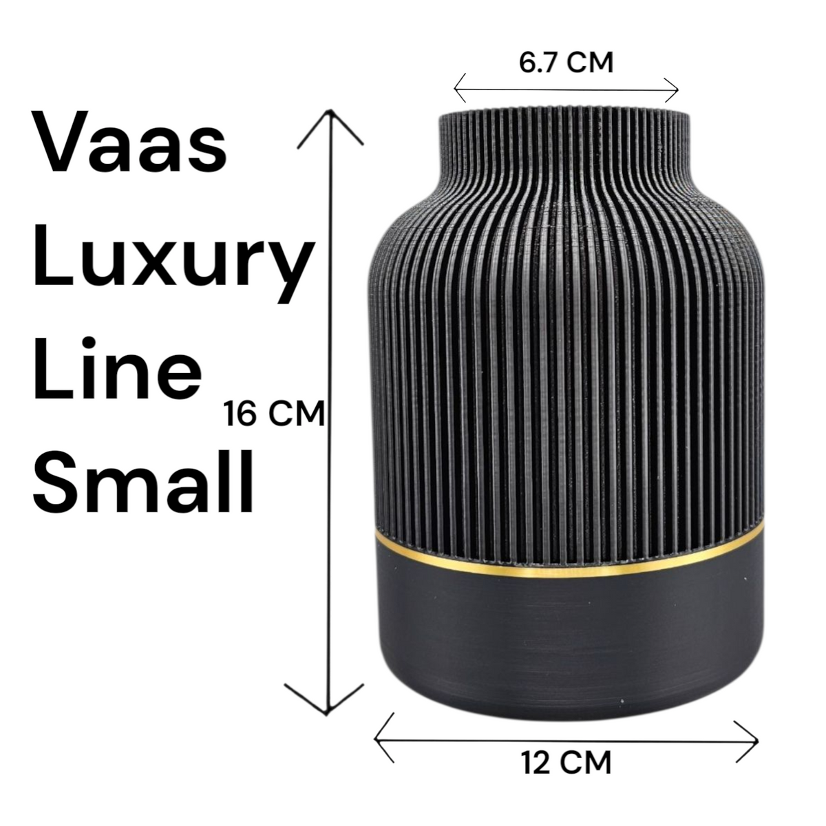 Luxury Layerzz – Luxury Line Vase | Gold Accent - homedecoration - 2 maten