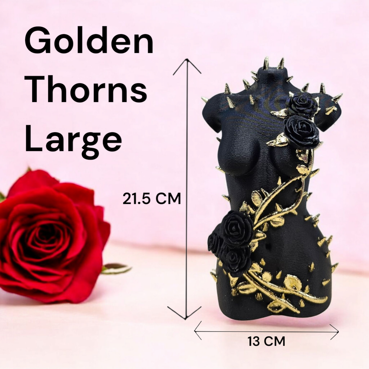 Luxury Layerzz – Golden Thorns - luxe decoratie - 3D geprint -  2 maten