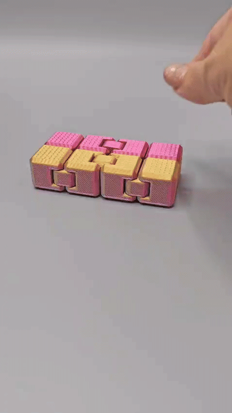 fidget infinity cube - 3Dgeprint - ontspanning - Fidget