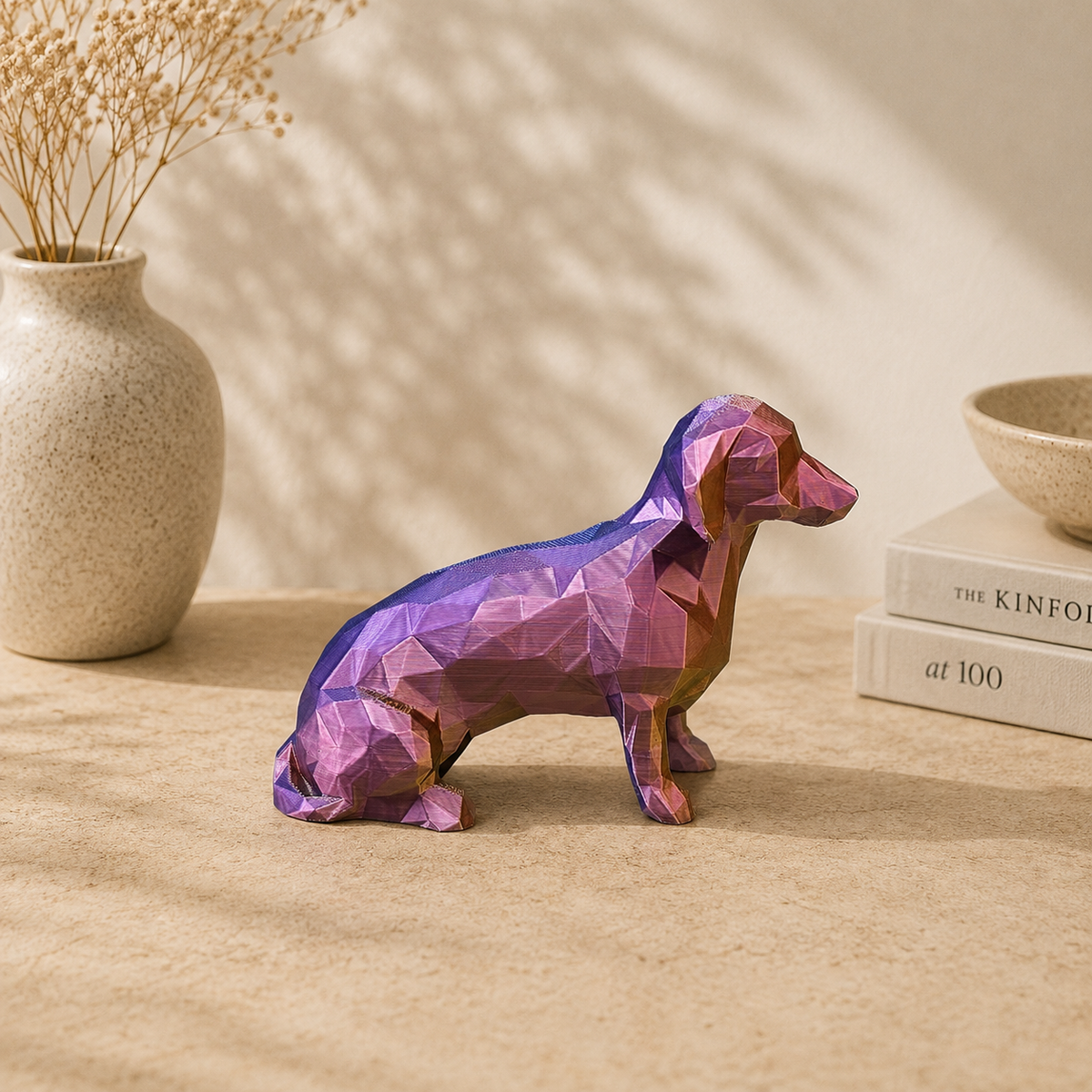 Tekkel – 3D-geprint Hondje met Kleurverloop