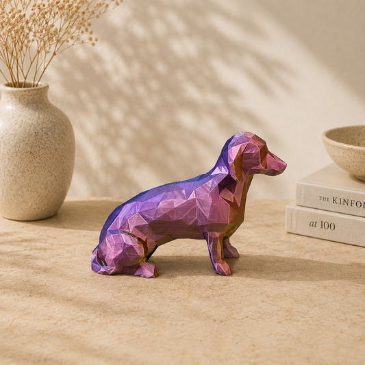 Tekkel – 3D-geprint Hondje met Kleurverloop