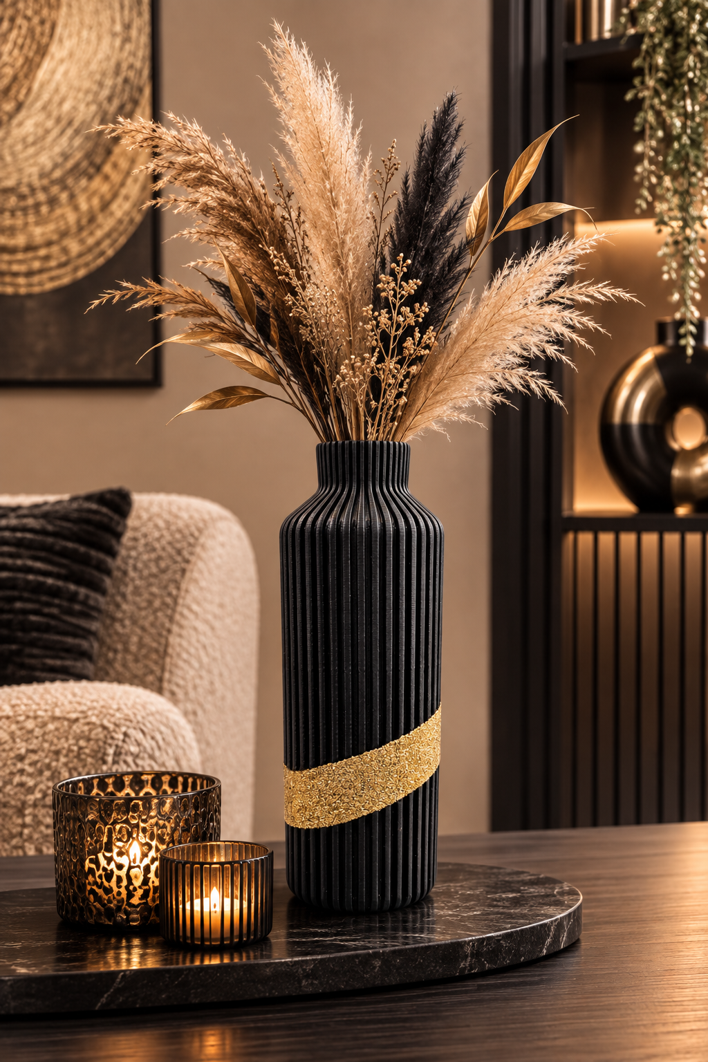 Luxury Layerzz – Aurum Vase | Goud of Rose-Goud  - huisdecoratie