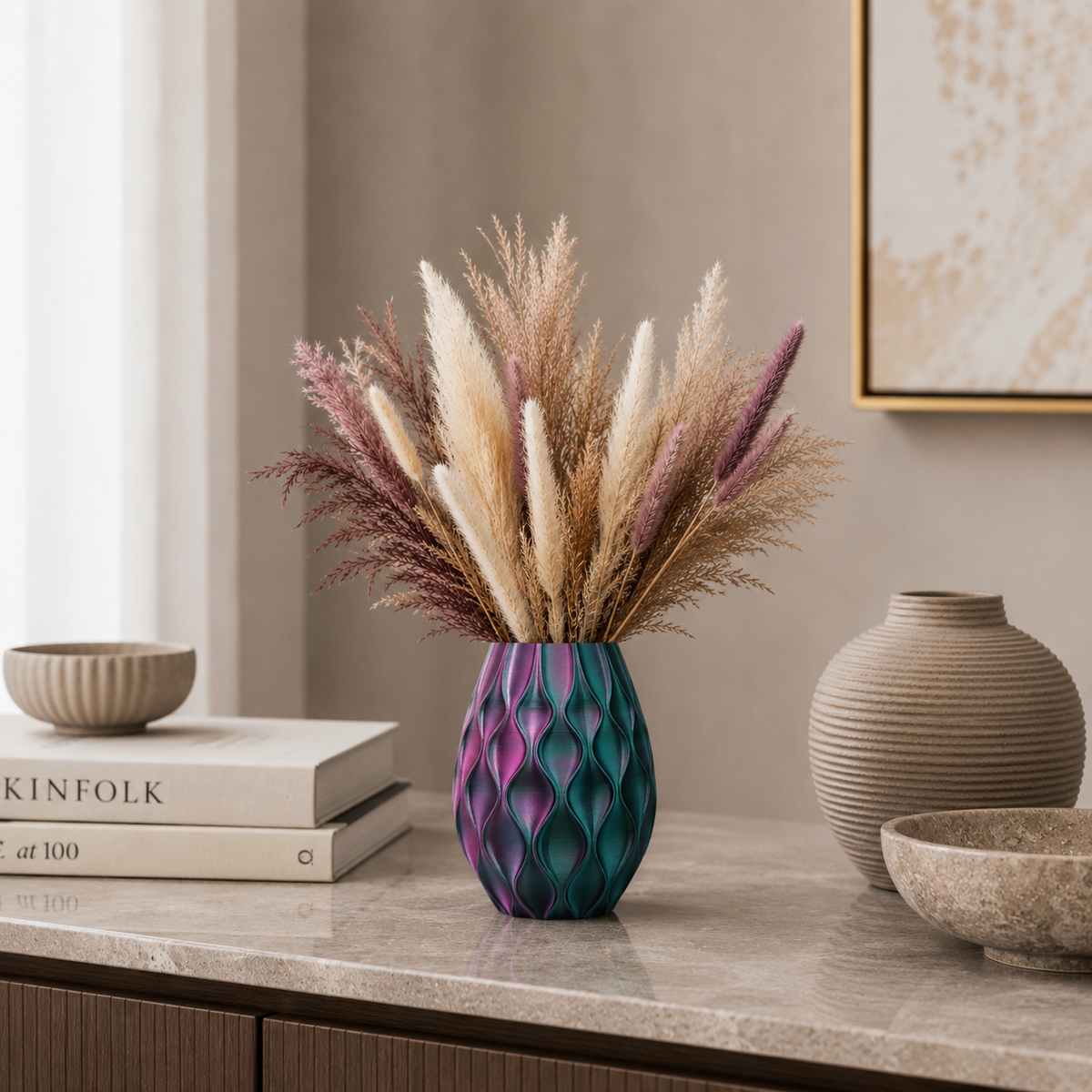 Granaat - Moderne 3D geprinte vaas