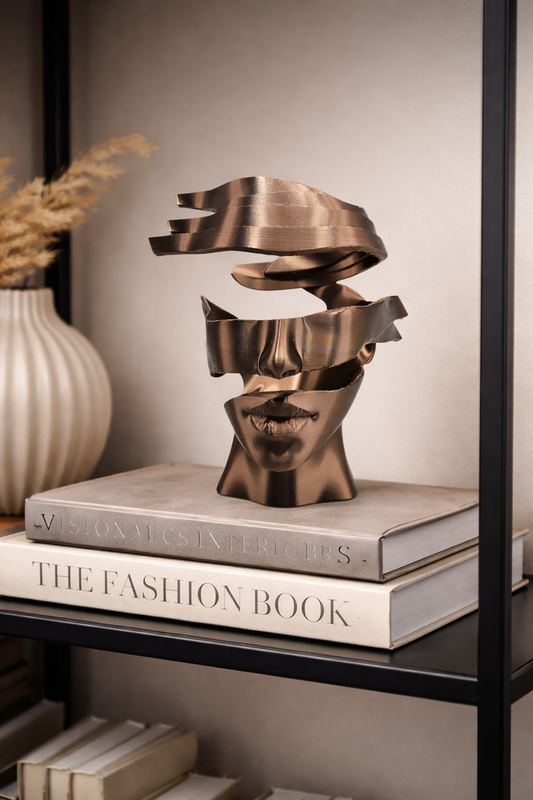 Layerzz unpeeled - 3D geprint kunstbeeld 2 maten diverse kleuren