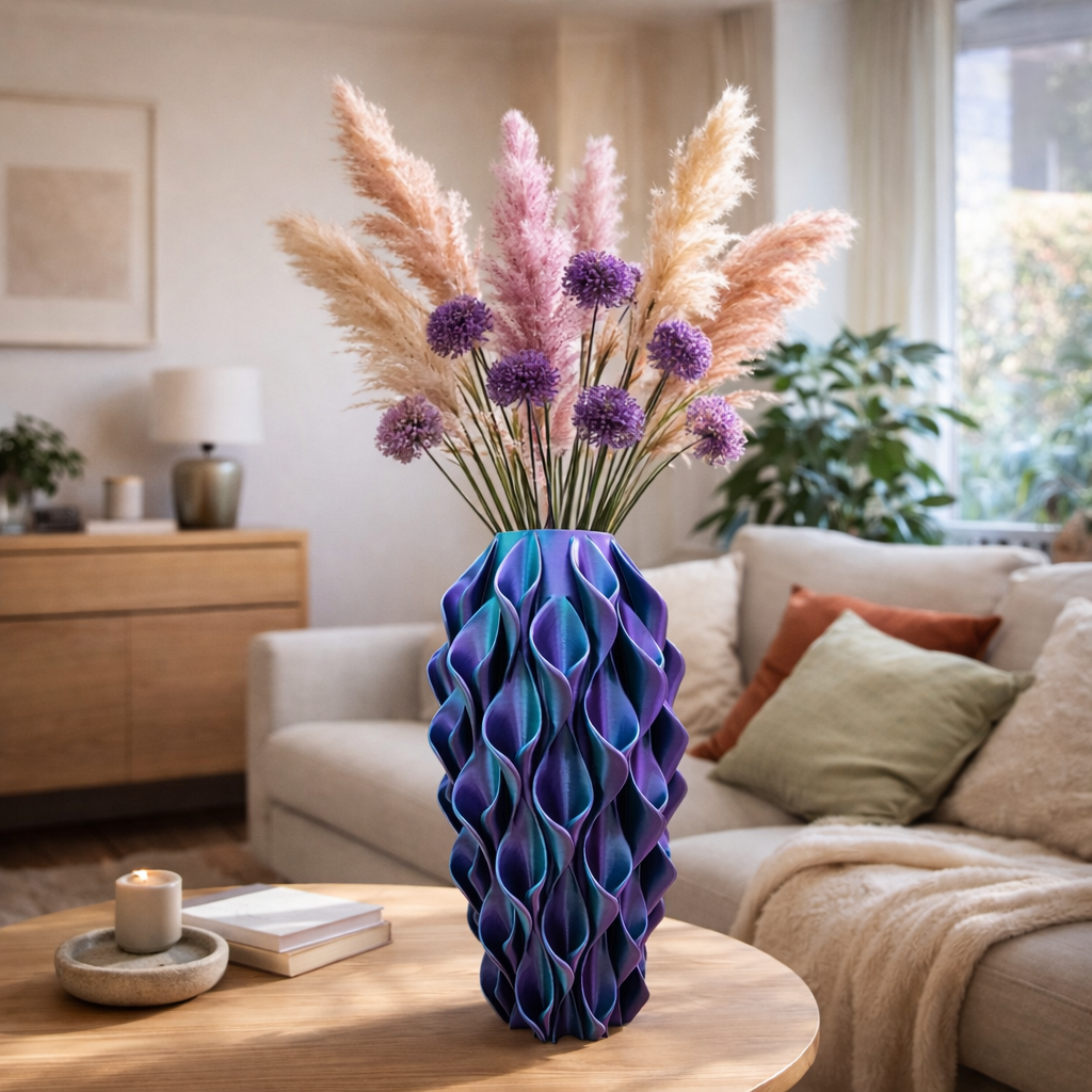 Flora - 3D geprinte Design vaas