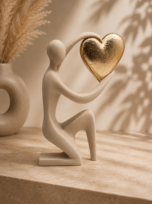 Luxury Layerzz – Heart Keeper | Beige & Gold