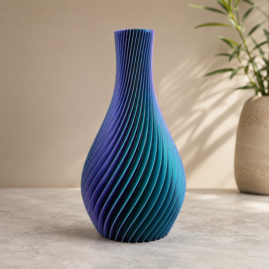 Pyriet – Multicolor 3D Geprinte Vaas Voor Droogbloemen