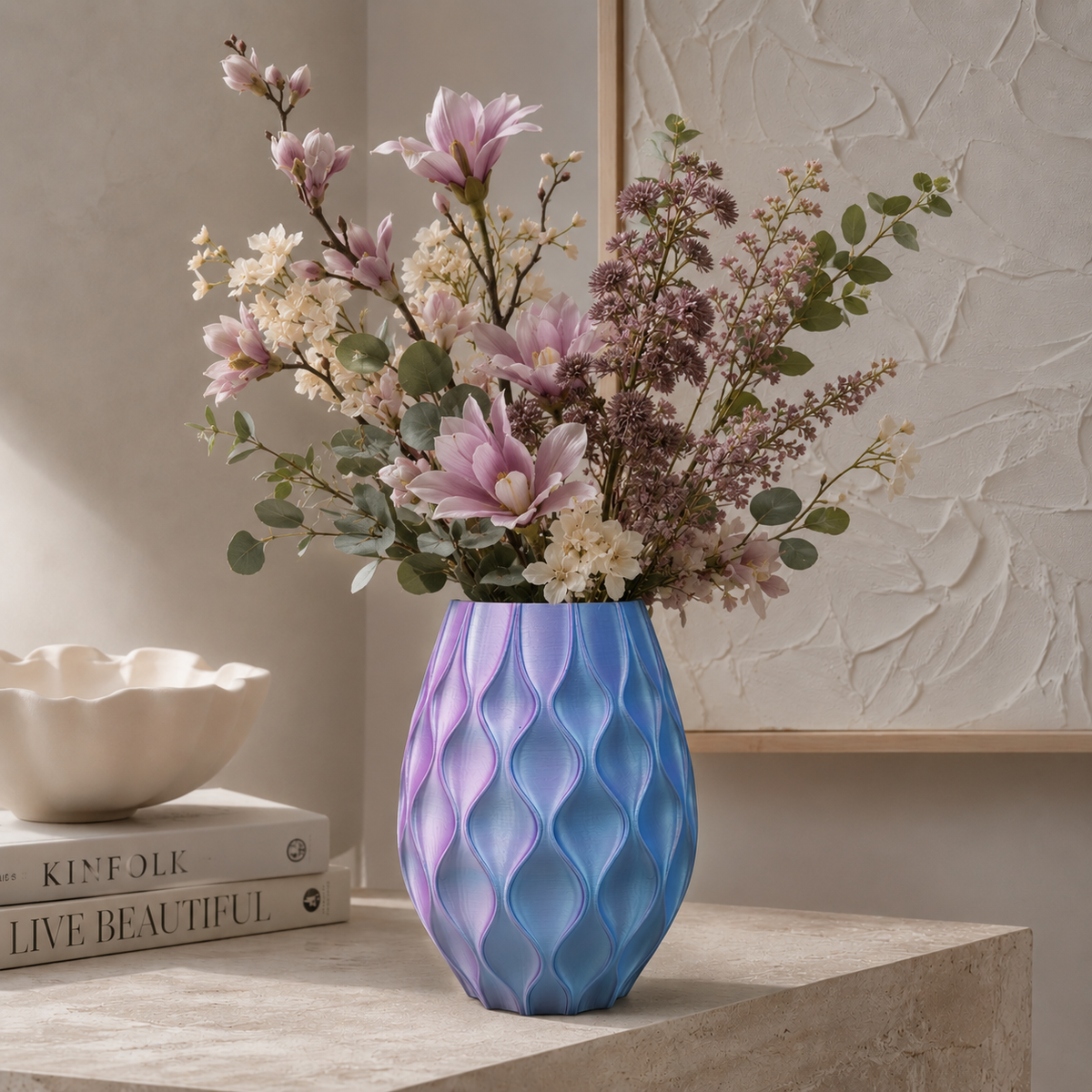 Granaat - Moderne 3D geprinte vaas