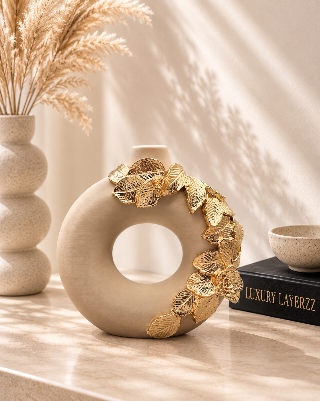 Luxury Layerzz – Floral Ring Vase - hangemaakt - 2 kleuren