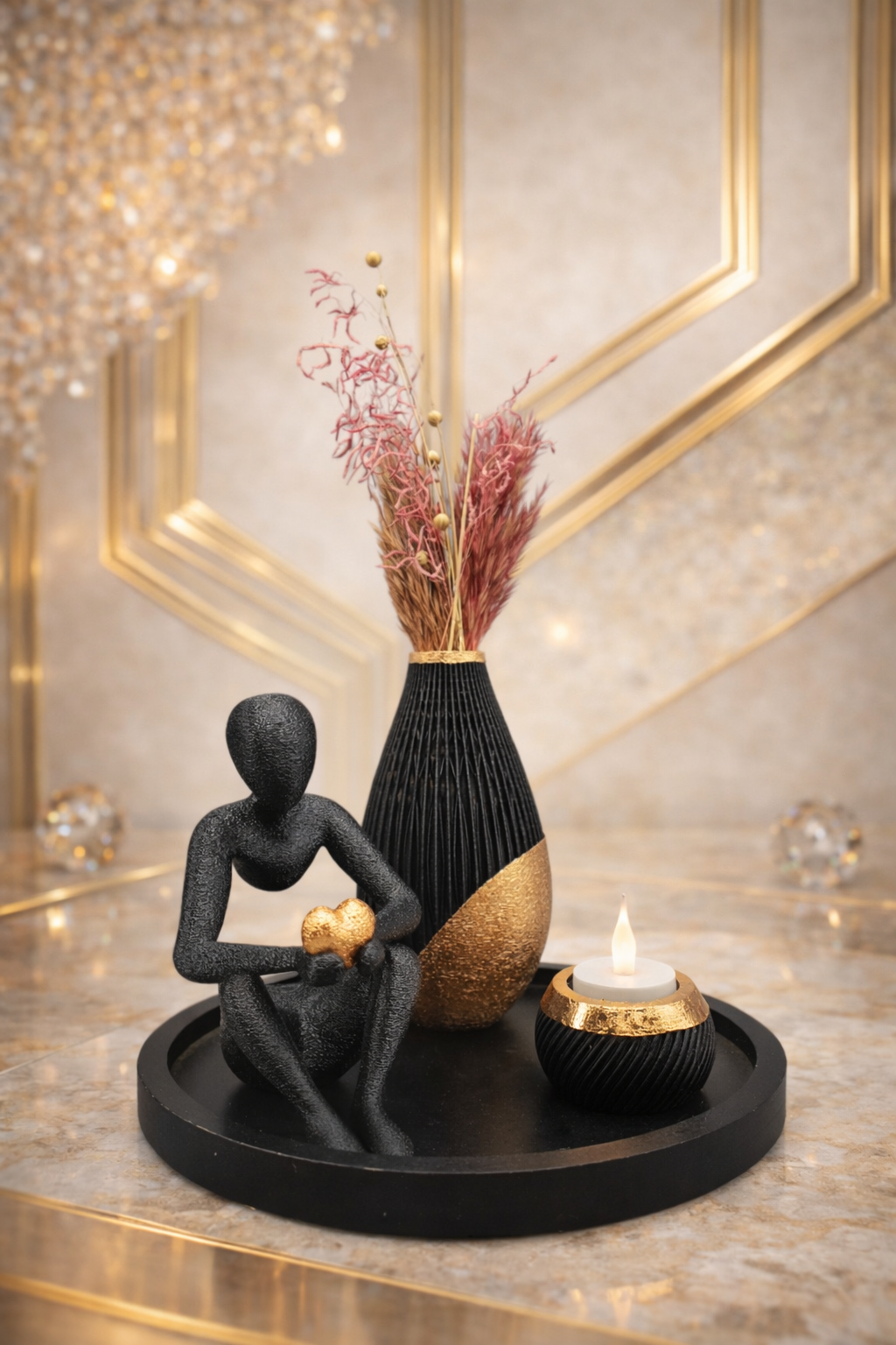 Luxury Layerzz – Nobody Figure - huis decoratie - Goud of Rose Goud