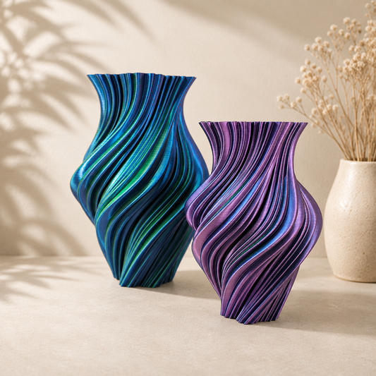 Helixa - Unieke 3D geprinte vaas - 2 maten