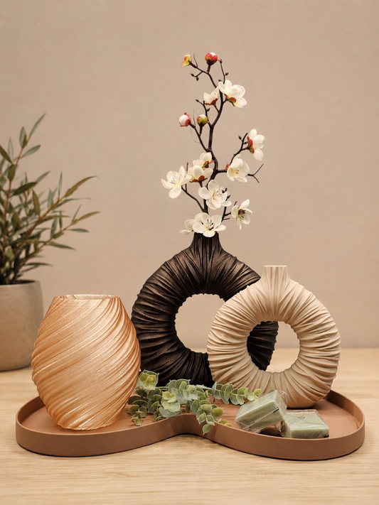 Complete Tafel Decoratie Set – Natural Harmony - 3D geprint en Uniek