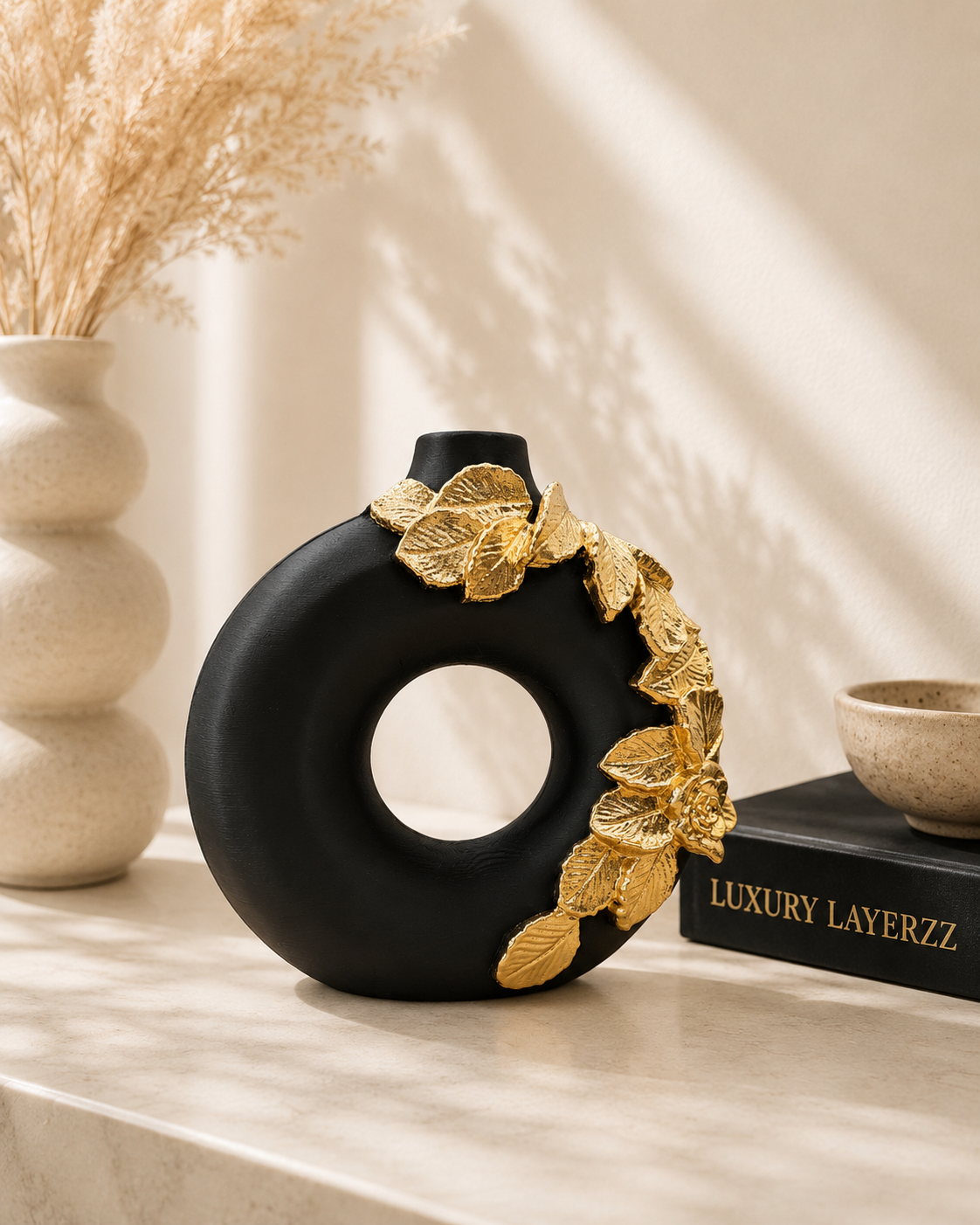 Luxury Layerzz – Floral Ring Vase - hangemaakt - 2 kleuren