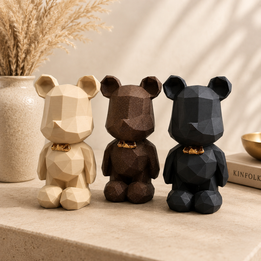 Luxury Layerzz Mini Beer – Met Gouden Strik - diverse kleuren