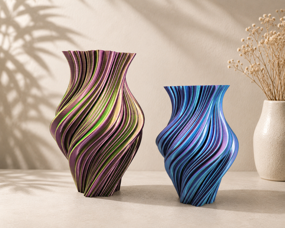 Helixa - Unieke 3D geprinte vaas - 2 maten