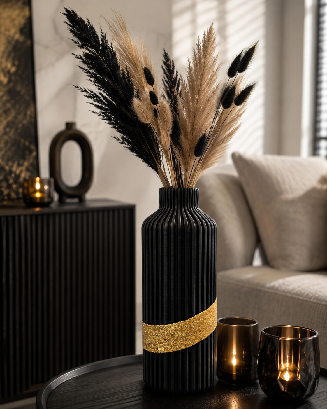 Luxury Layerzz – Aurum Vase | Goud of Rose-Goud  - huisdecoratie