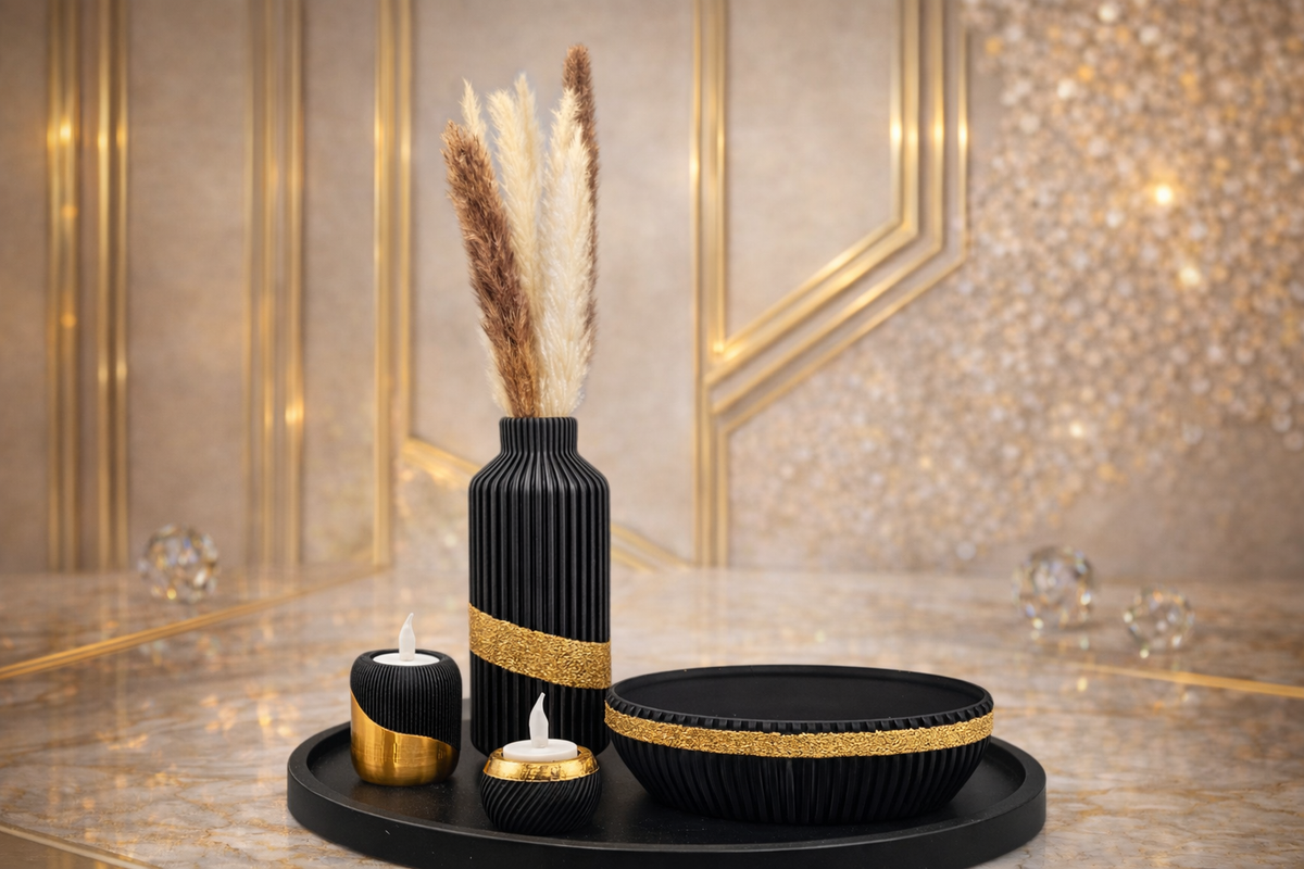 Luxury Layerzz – Aurum Vase | Goud of Rose-Goud  - huisdecoratie