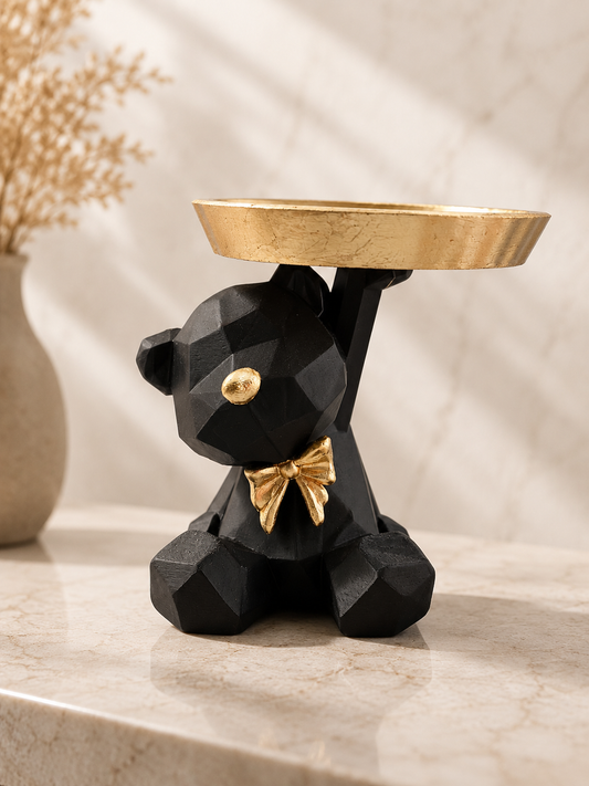 Luxury Layerzz – Teddy Tray | Black champagne Gold